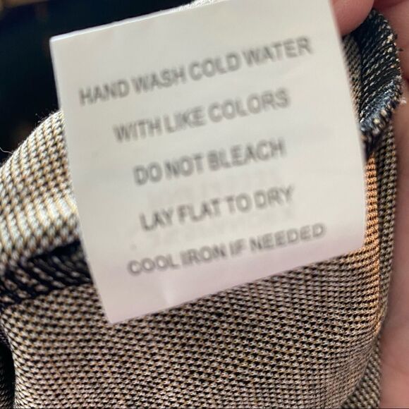 Hesperus Plaid Mini Skirt Size Medium Black Tan - Picture 5 of 8